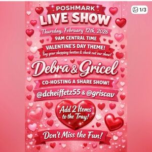 Valentine's Day Themed Live Show Poster